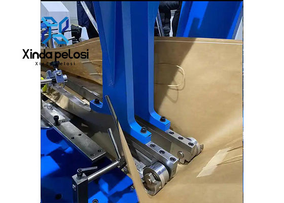 Motor Control High Speed Food Paper Bag Making Machine With Windows 200pcs/min