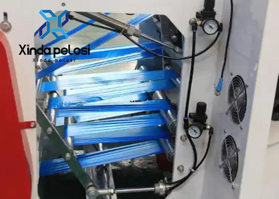 Full Auto Two Lines Coreless Roll Plastic Garbage Bag Making Machine Low Noise
