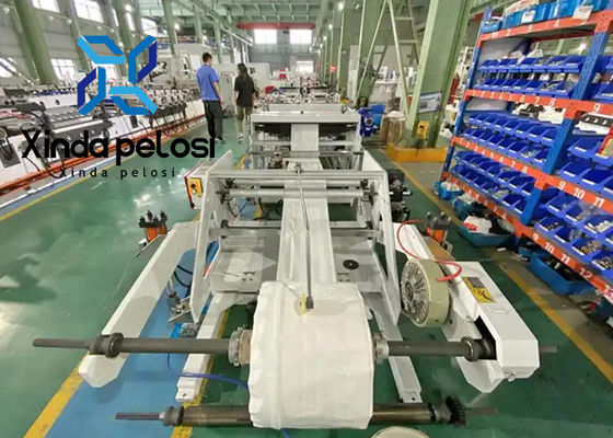 Plastic Sealer Huge Heavy Duty Bag Making Machine With Flying Knife 50m/Min