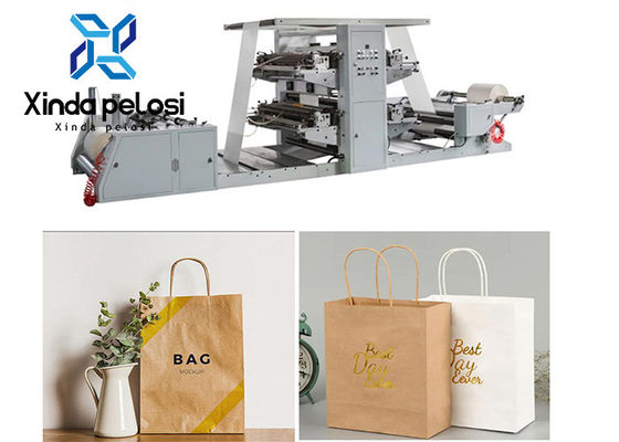 High Accuracy Flexographic Digital Bag Printing Machine For Paper Bags
