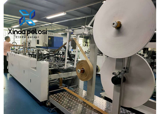 Kfc V Bottom Food Paper Bag Making Machine Fully Automatic With Printing