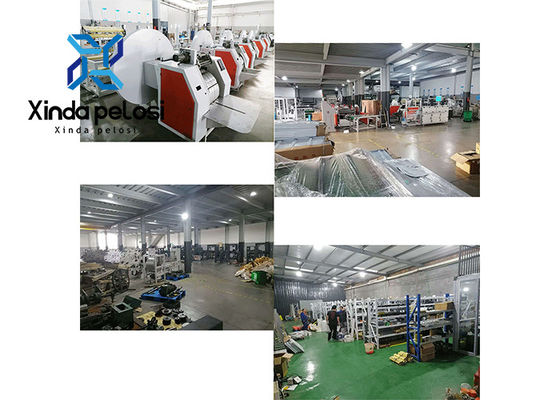 V Bottom Kraft Food Paper Bag Making Machine Fully Automated