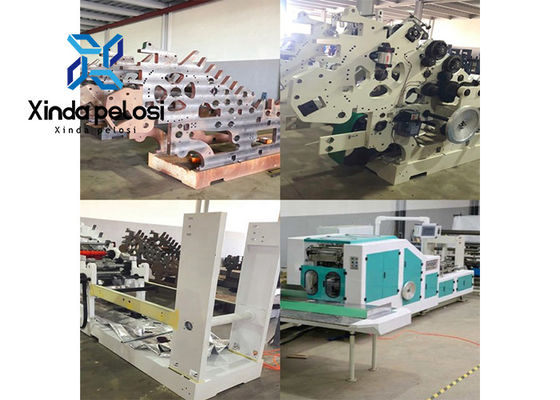 3phase Adjustable Square Bottom Paper Bag Making Machine With Handle D Cut