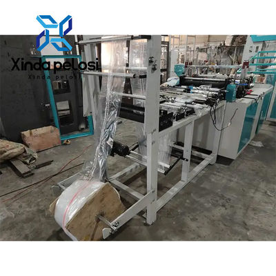 DHPE LDPE PE Zipper Pouch Making Machine 0.75kw  High Production Speed