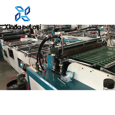 DHPE LDPE PE Zipper Pouch Making Machine 0.75kw  High Production Speed