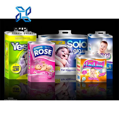 Eco Friendly Automatic Plastic Bag Making Machine For Diaper 30-80pcs/Min