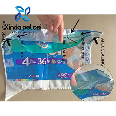 Customization Automatic Plastic Diaper Bag Making Machine 220-380V Easy To Operate