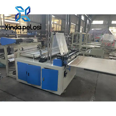 High Speed Coreless Roll Dustbin Bag Making Machine With Strong Heat Sealing Device