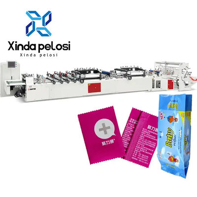 100pcs/Min Three Side Sealing Spout Pouch Making Machine For Lap Seal Pouches