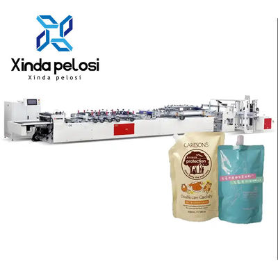 Multi Function Self Stand Up Liquid Bag Making Machine For Milk  Customized