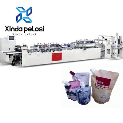 Multi Function Self Stand Up Liquid Bag Making Machine For Milk  Customized