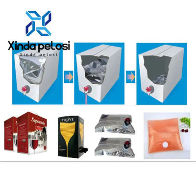 Multi Function Self Stand Up Liquid Bag Making Machine For Milk  Customized