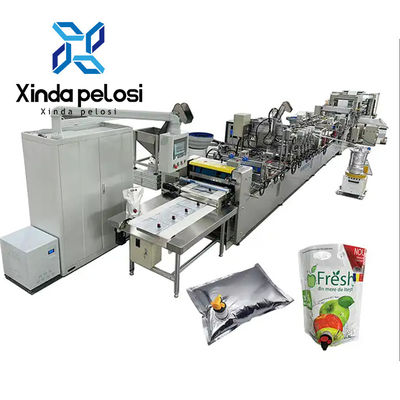 High Speed  Intelligent Liquid Plastic Bag In Box Making Machine 30pcs/Min
