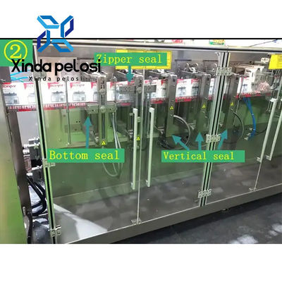 220V 50HZ 3P Automatic Liquid Sachet Packing Machine For Water Juice