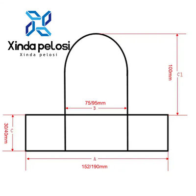 High Efficiency Paper Bag With Handle Making Machine PLC Control