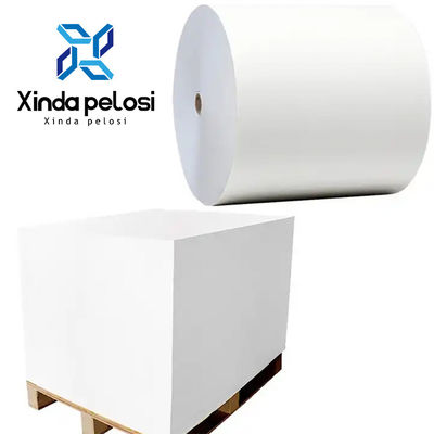 Custom Recycled PE White Kraft Packaging Paper Roll 305GSM 335GSM