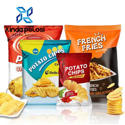 9 Colors Laminated  Flexible Packaging Roll Printed Plastic Bags For Food Packaging