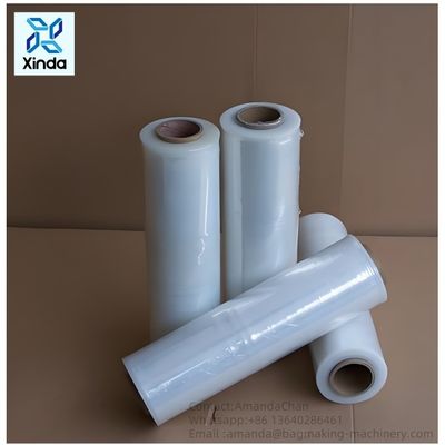 Transparent Stretch Pe Coating Industrial Packaging Logistics Pallet Transport