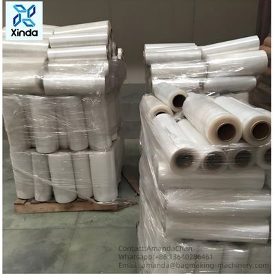 Customized Transparent PE Stretch Film Packaging To Protect Pallet Logistics Packaging