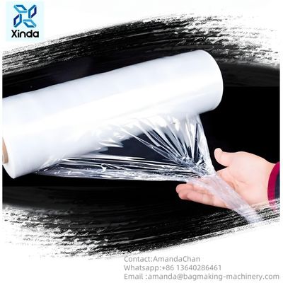 Customized PE Stretch Film Wrap Film Express Packaging Self-adhesive Plastic Film Industrial Pallets