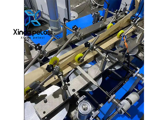 Motor Control High Speed Food Paper Bag Making Machine With Windows 200pcs/min